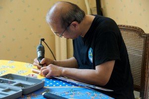 Gravure sur sabre