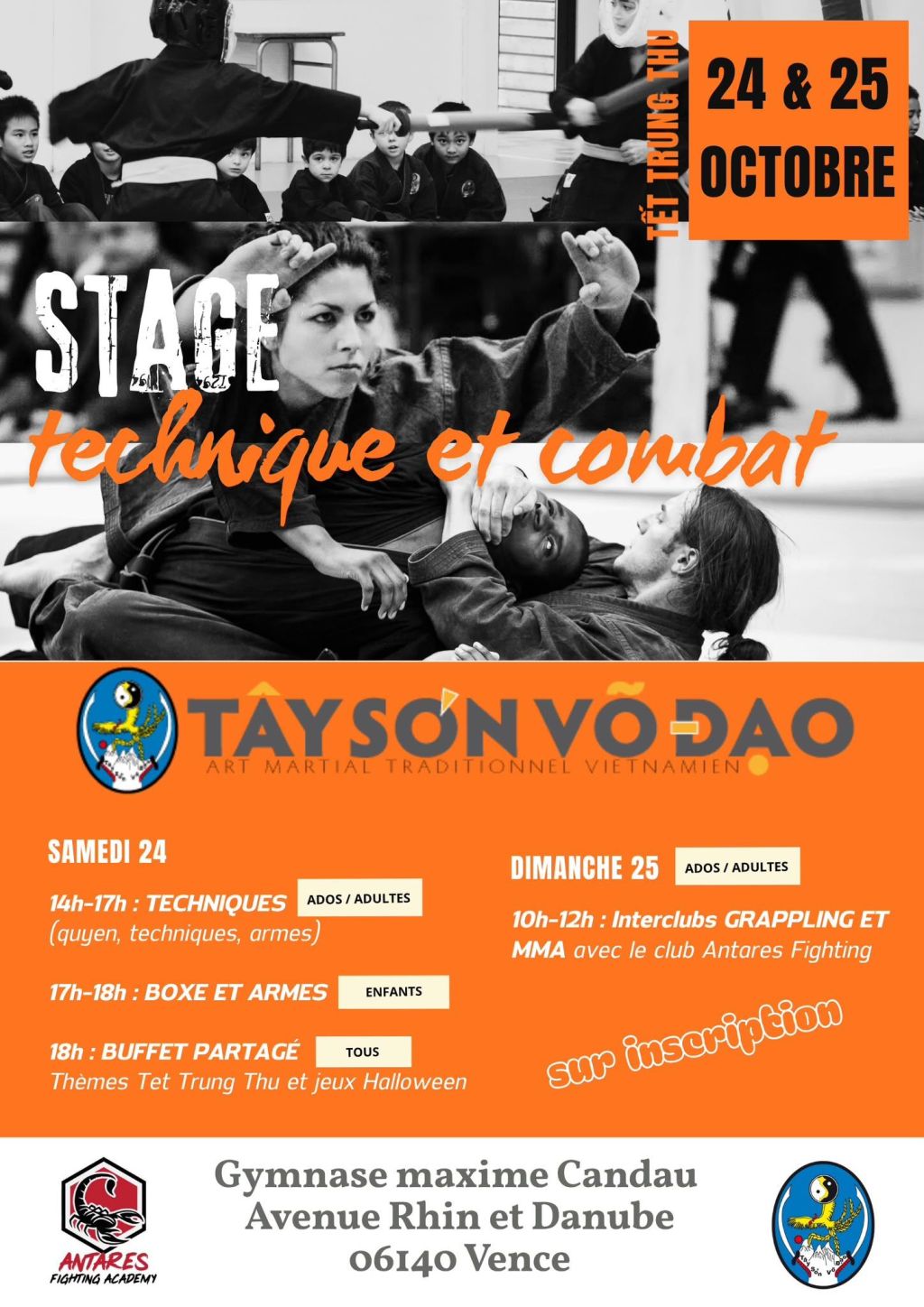 affiche stage automne
